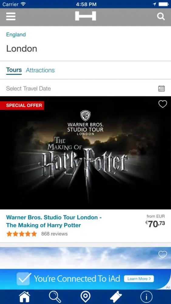 London Hotels + Compare and Booking Hotel for Tonight with map and travel tour应用截图