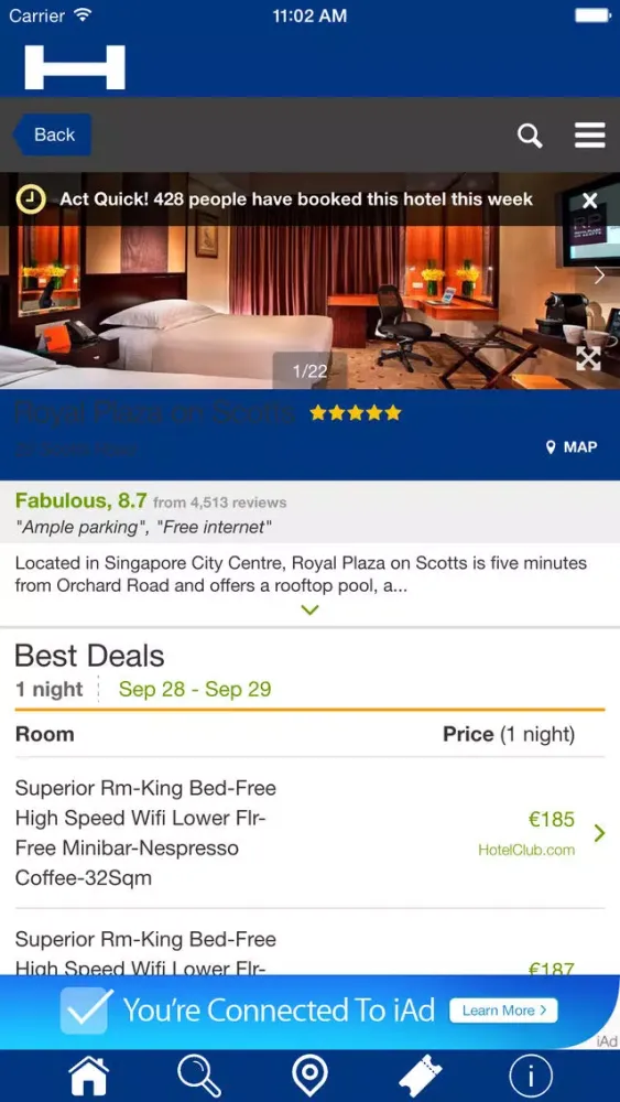 London Hotels + Compare and Booking Hotel for Tonight with map and travel tour应用截图