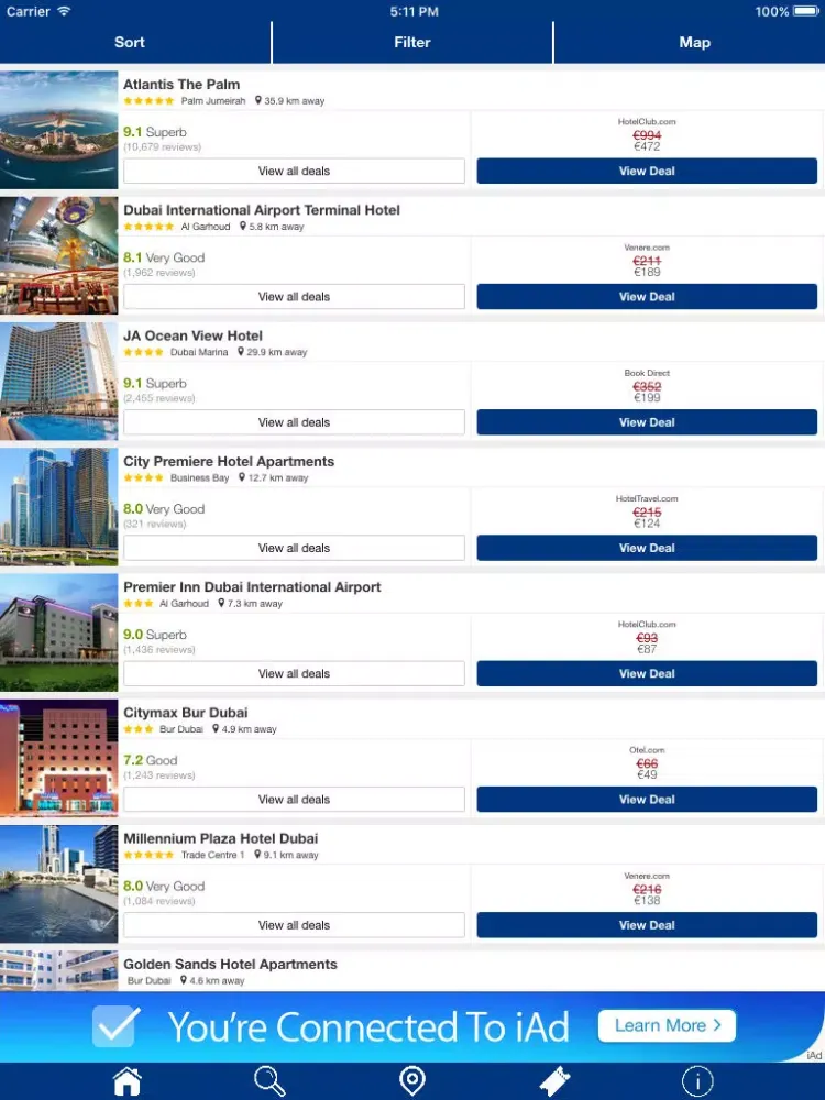 Tangkapan layar Marrakech Hotels + Compare and Booking Hotel for Tonight with map and travel tour iPad 