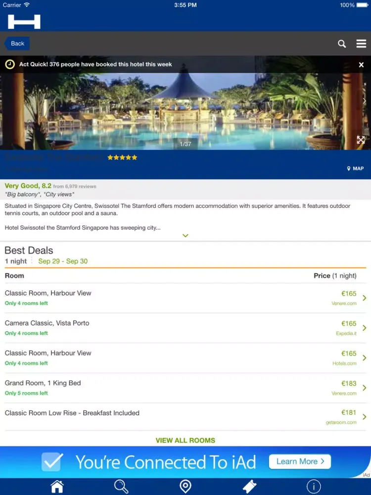 Tangkapan layar Marrakech Hotels + Compare and Booking Hotel for Tonight with map and travel tour iPad 