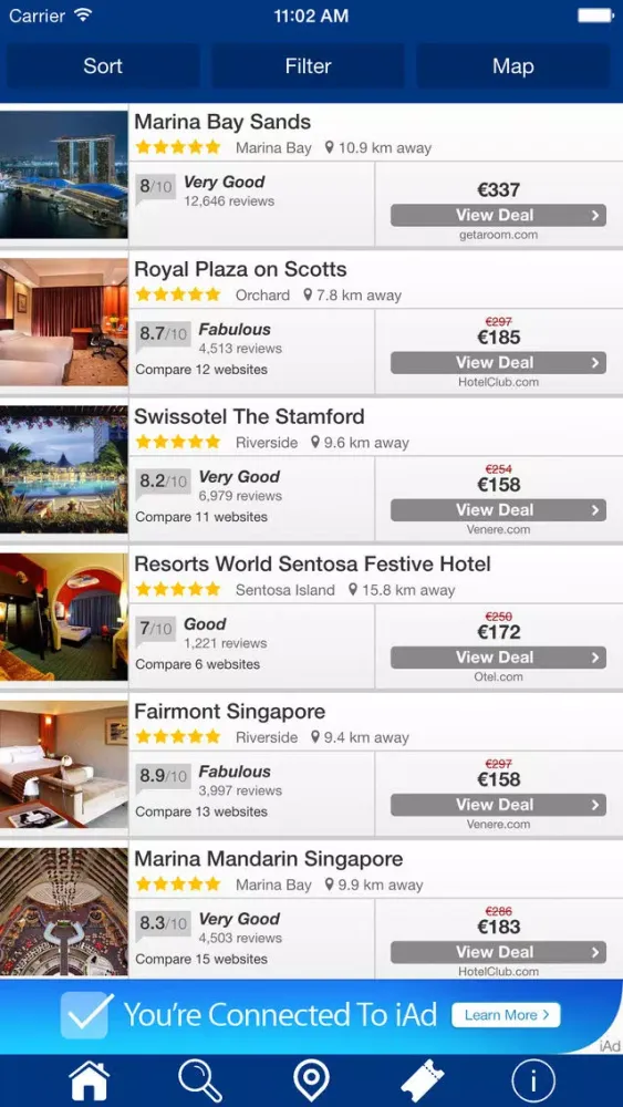 Tangkapan layar Marrakech Hotels + Compare and Booking Hotel for Tonight with map and travel tour