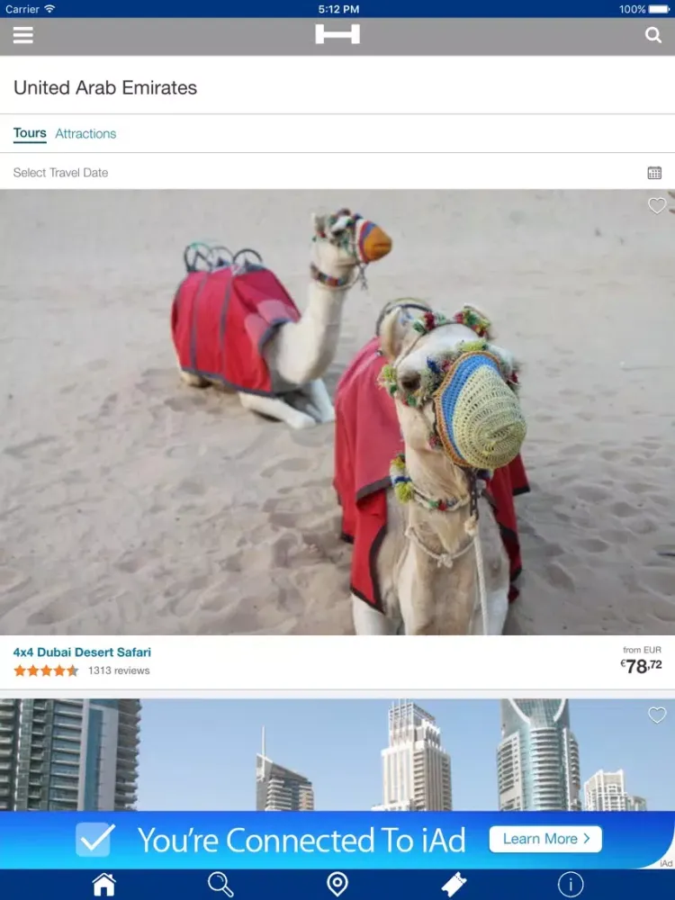 Capturas de tela do Mecca Hotels + Compare and Booking Hotel for Tonight with map and travel tour iPad 