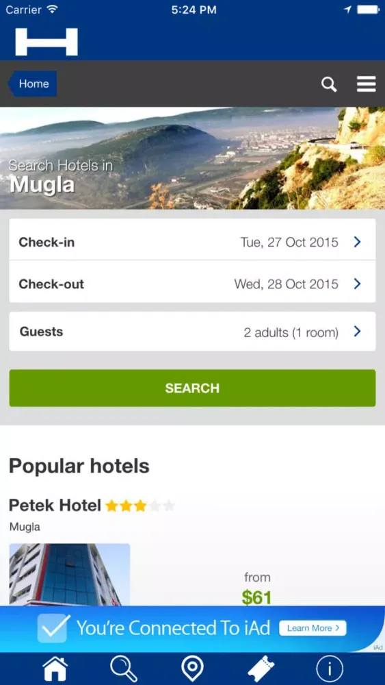 ภาพหน้าจอของ Mugla Hotels + Compare and Booking Hotel for Tonight with map and travel tour