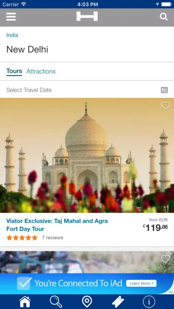 Captures d'écran de New Delhi Hotels + Compare and Booking Hotel for Tonight + Tour and Map