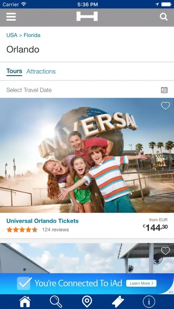 Orlando Hotels + Compare and Booking Hotel for Tonight with map and travel tour 스크린샷