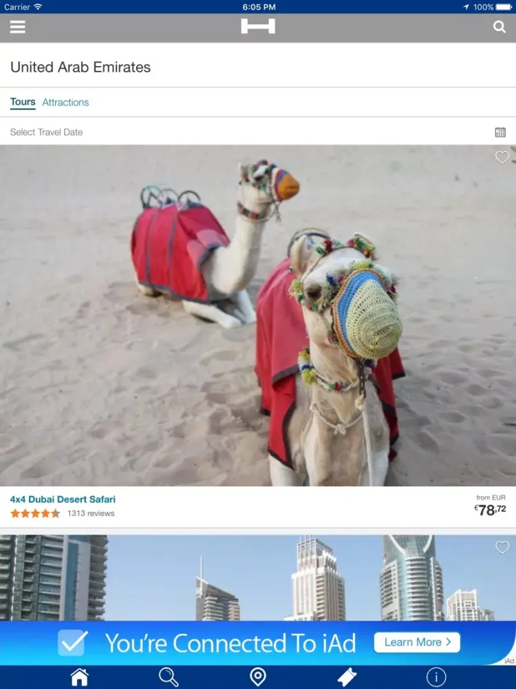 Sharjah Hotels + Compare and Booking Hotel for Tonight with map and travel tour iPad 應用截圖