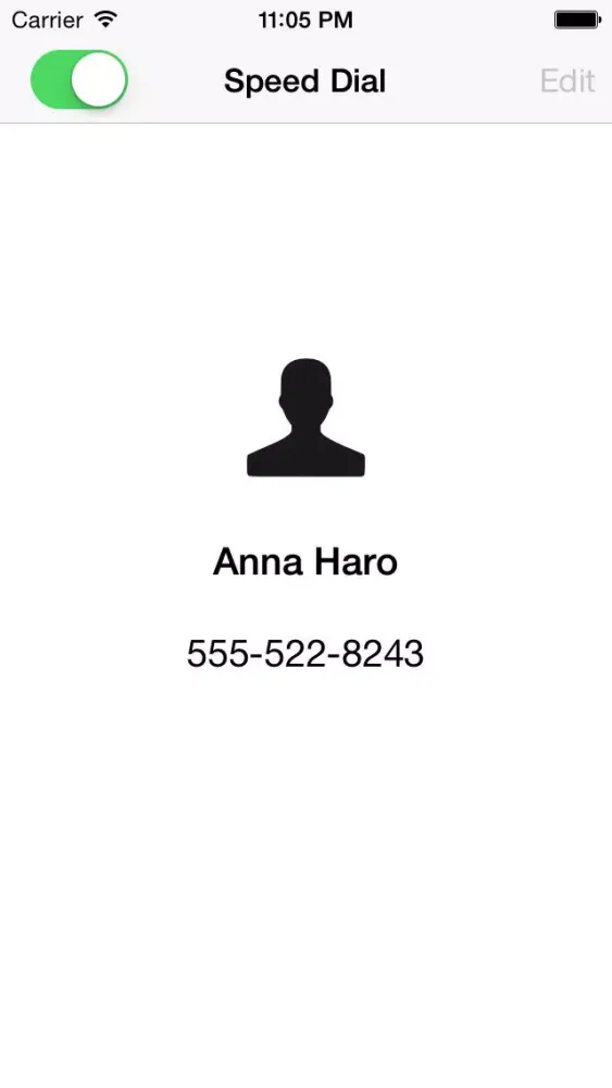 Screenshot di Speed Dial Contact 1