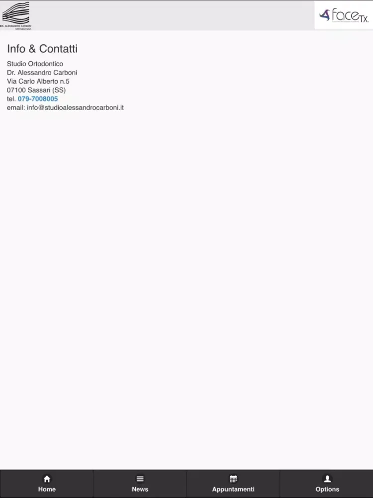 ภาพหน้าจอของ Dott. Alessandro Carboni iPad 