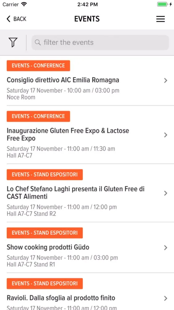 Gluten Free Expo Ekran Görüntüleri