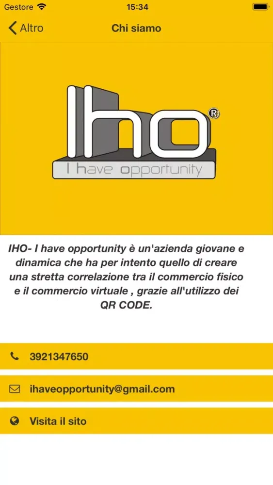 IHO QR STORE スクリーンショット