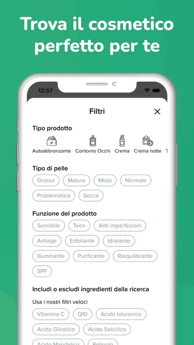 Greenity - Bio INCI Cosmetici应用截图