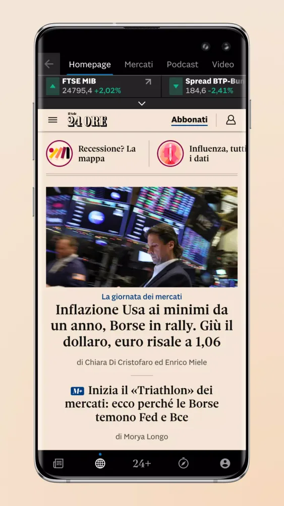 Il Sole 24 ORE 스크린샷