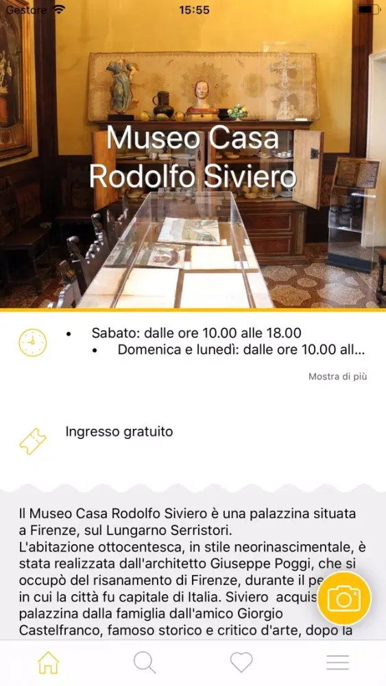 Tangkapan skrin Museo Casa Rodolfo Siviero