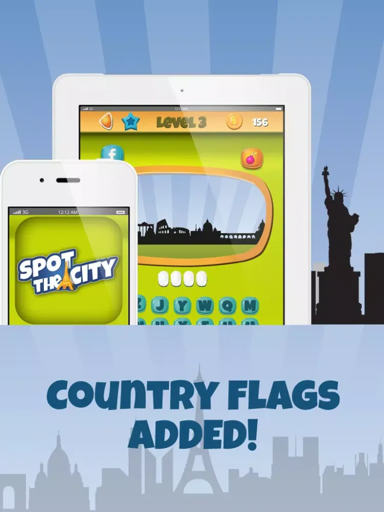 Geography Quiz - Spot the City Screenshots