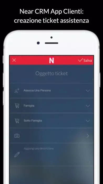Ảnh chụp màn hình của Near App Clienti