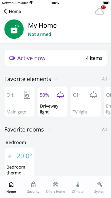 Inim Home Screenshots
