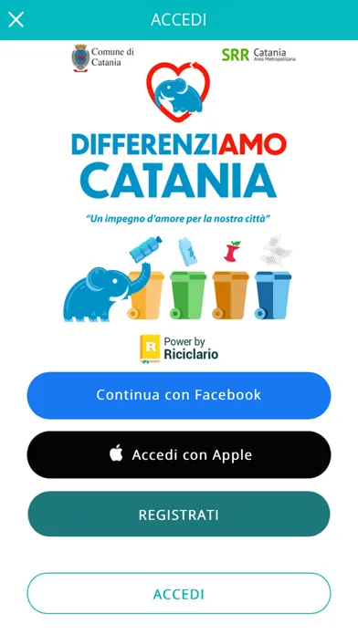 ภาพหน้าจอของ differenziAMO Catania