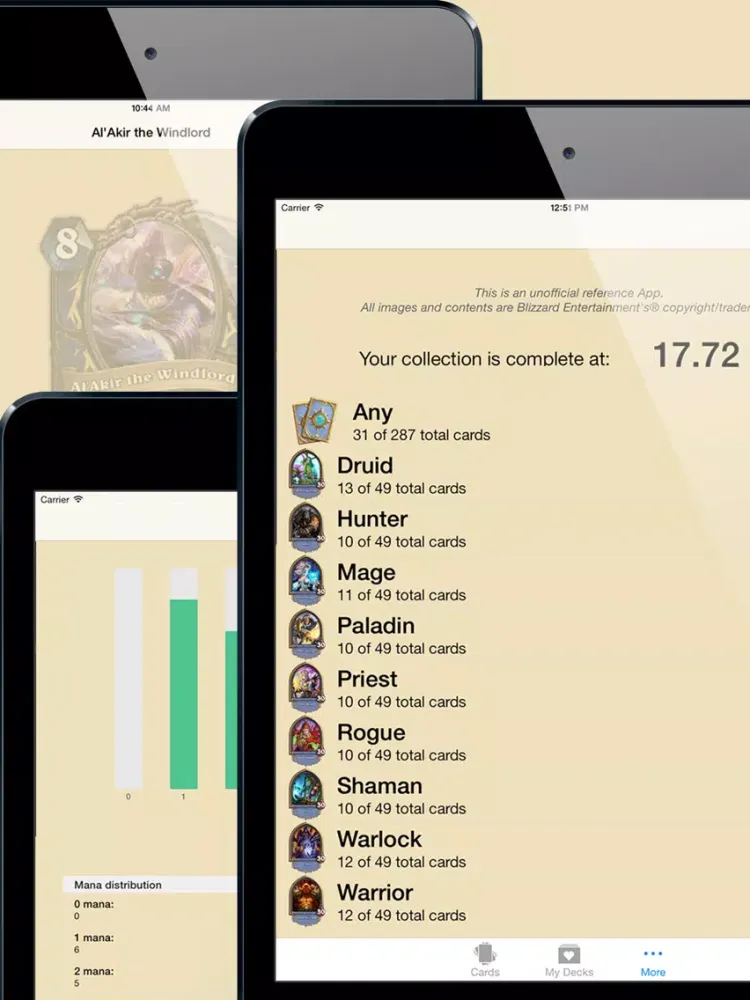 Deck Master for Hearthstone iPad 应用截图