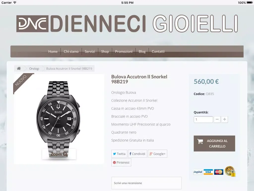 Dienneci Gioielli iPad  سکرین شاٹس