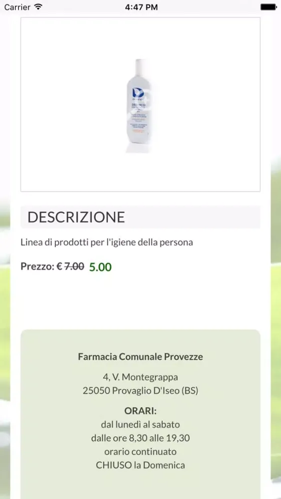 Farmacia Comunale Provezze應用截圖