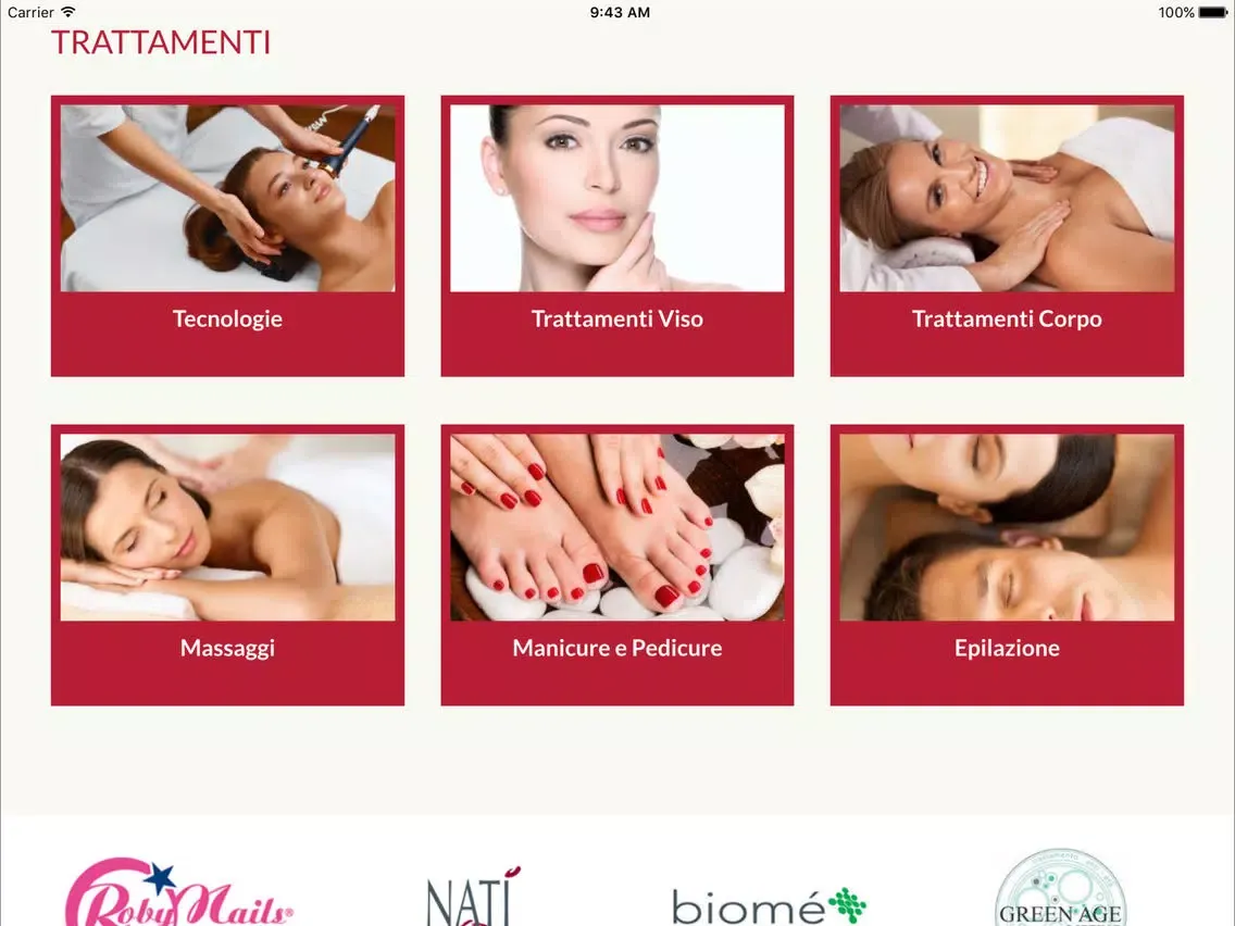 Zrzuty ekranu RB Beauty Center iPad 
