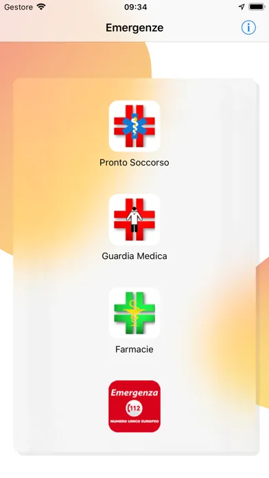 Zrzuty ekranu Emergenze FVG