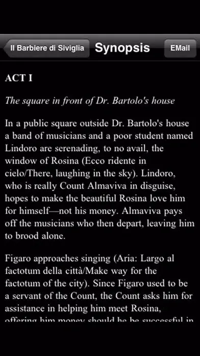 Opera: The Barber of Seville Screenshots