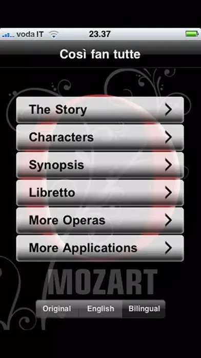Zrzuty ekranu Opera: Così fan tutte