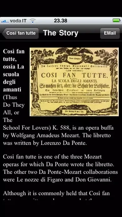 Zrzuty ekranu Opera: Così fan tutte