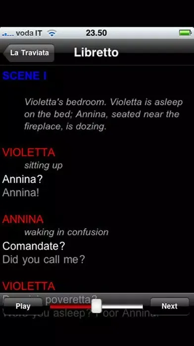Screenshot di Opera: La Traviata