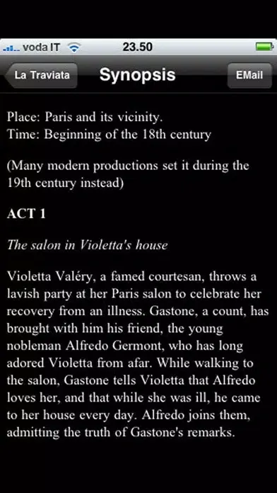Screenshot di Opera: La Traviata