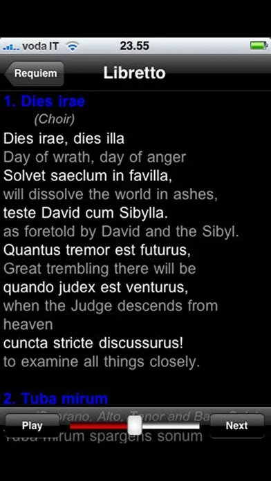 Opera: Requiem स्क्रीनशॉट