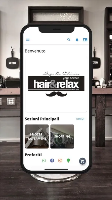 Capturas de pantalla de Gigi de Chirico hair and relax
