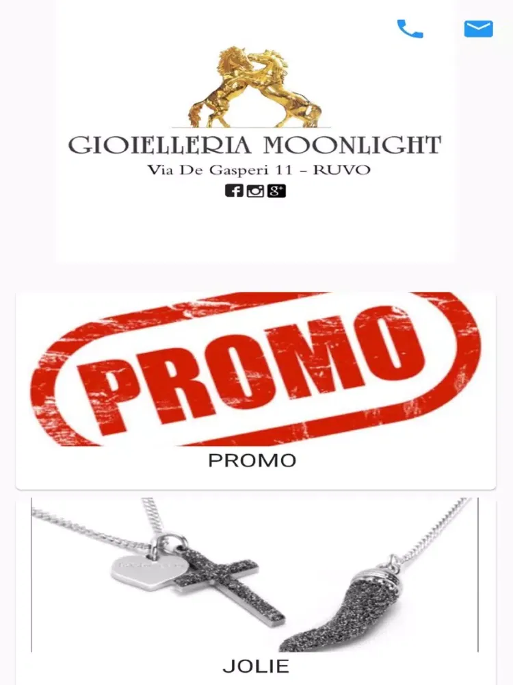 Zrzuty ekranu Gioielleria Moonlight iPad 