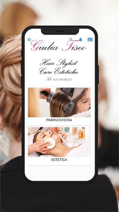 Ảnh chụp màn hình của Giulia Tiseo Hair Stylist