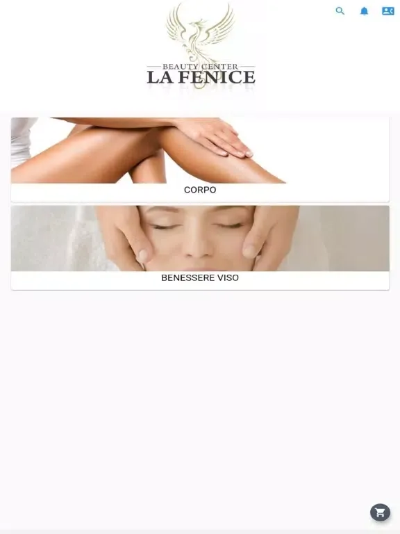 Zrzuty ekranu Beauty Center La Fenice iPad 
