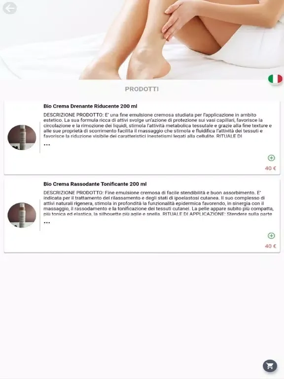 Zrzuty ekranu Beauty Center La Fenice iPad 