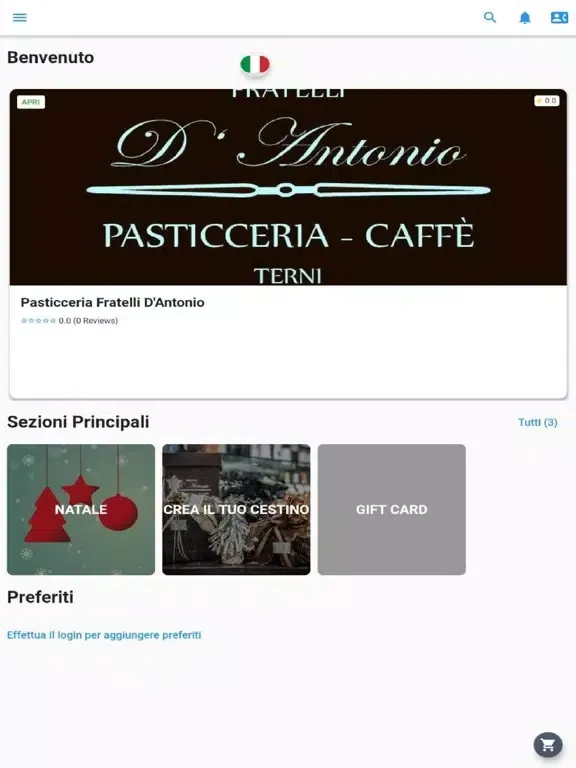 Pasticceria Fratelli D'Antonio iPad  স্ক্রিনশট