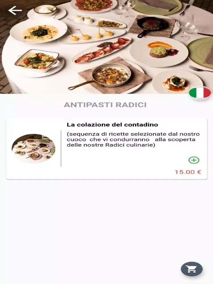Osteria Radici iPad  스크린샷