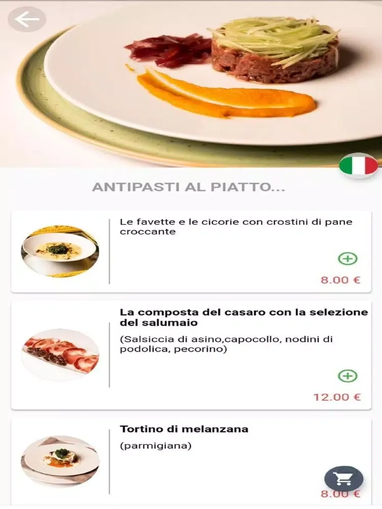 Osteria Radici iPad  스크린샷