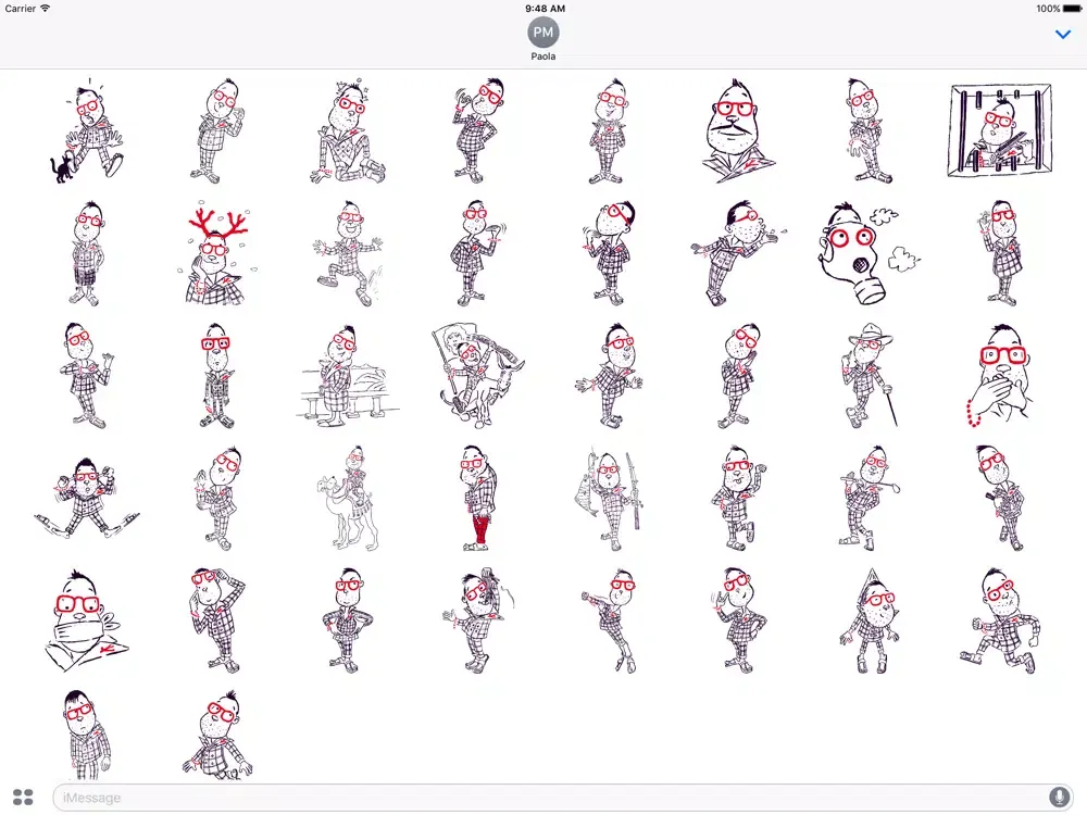 ภาพหน้าจอของ Corallino’s Neapolitan Stickers by ISAIA iPad 