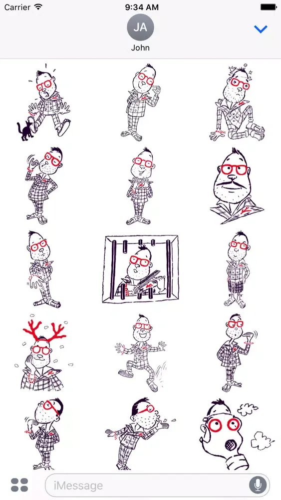 ภาพหน้าจอของ Corallino’s Neapolitan Stickers by ISAIA