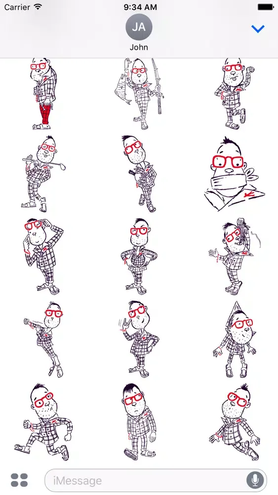 ภาพหน้าจอของ Corallino’s Neapolitan Stickers by ISAIA