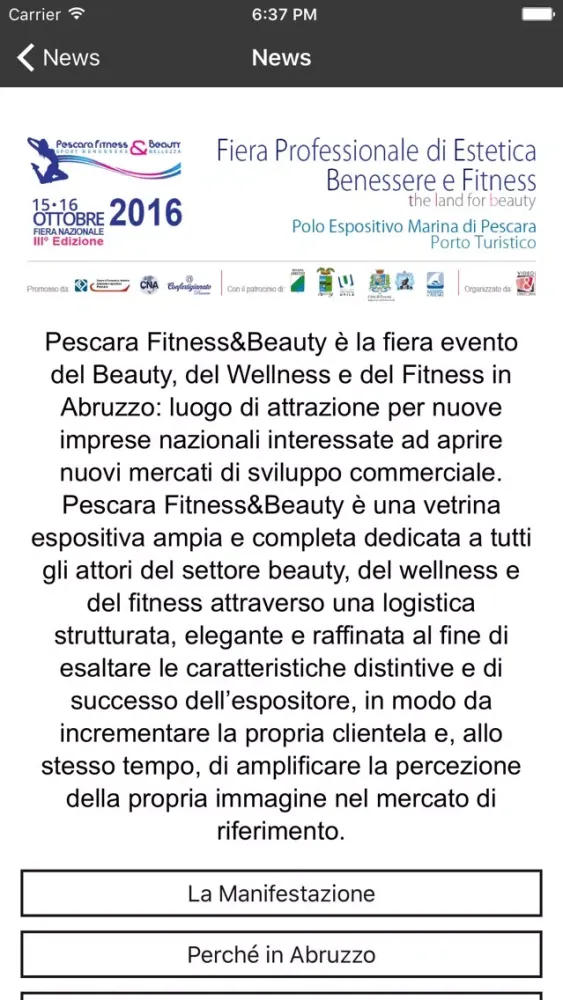 Capturas de tela do FitBeauty