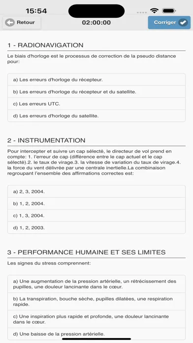 Capturas de pantalla de Quiz ATPL Français