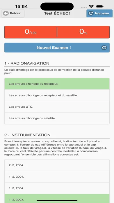 Capturas de pantalla de Quiz ATPL Français