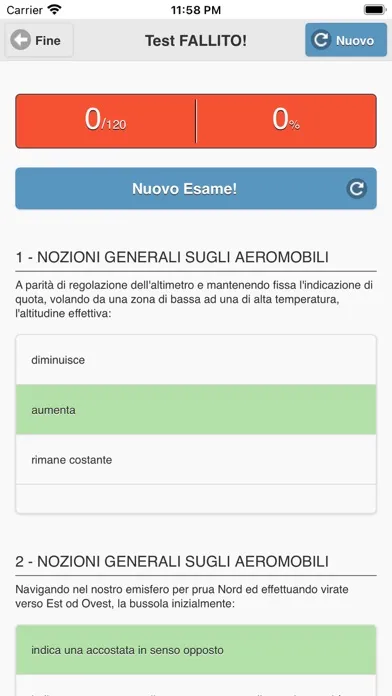 Tangkapan skrin Quiz Aliante