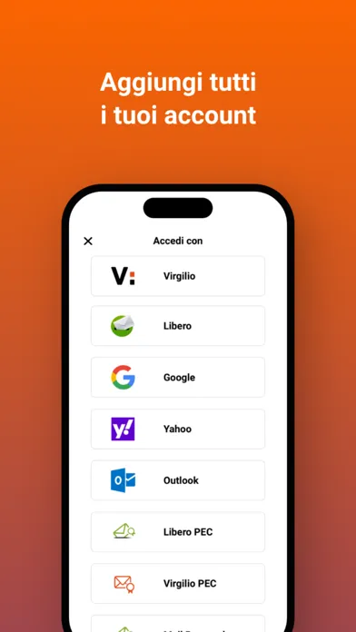 Capturas de pantalla de Virgilio Mail - Email App
