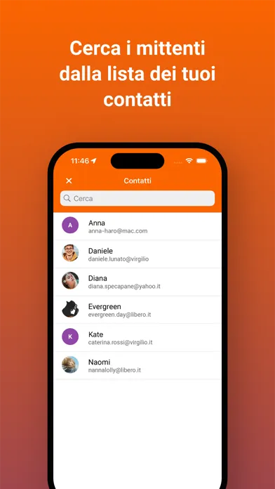 Capturas de pantalla de Virgilio Mail - Email App