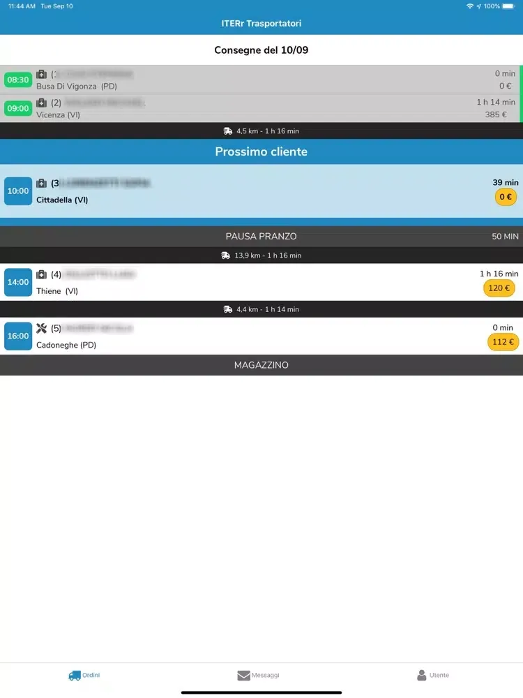ITERr Trasportatori iPad  Screenshots